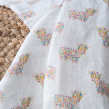 Load image into Gallery viewer, Baby Coo Muslin Swaddle
