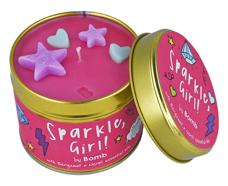 Sparkle, Girl! Tinned Candle